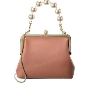 Zac Posen Lacey Leather Clutch